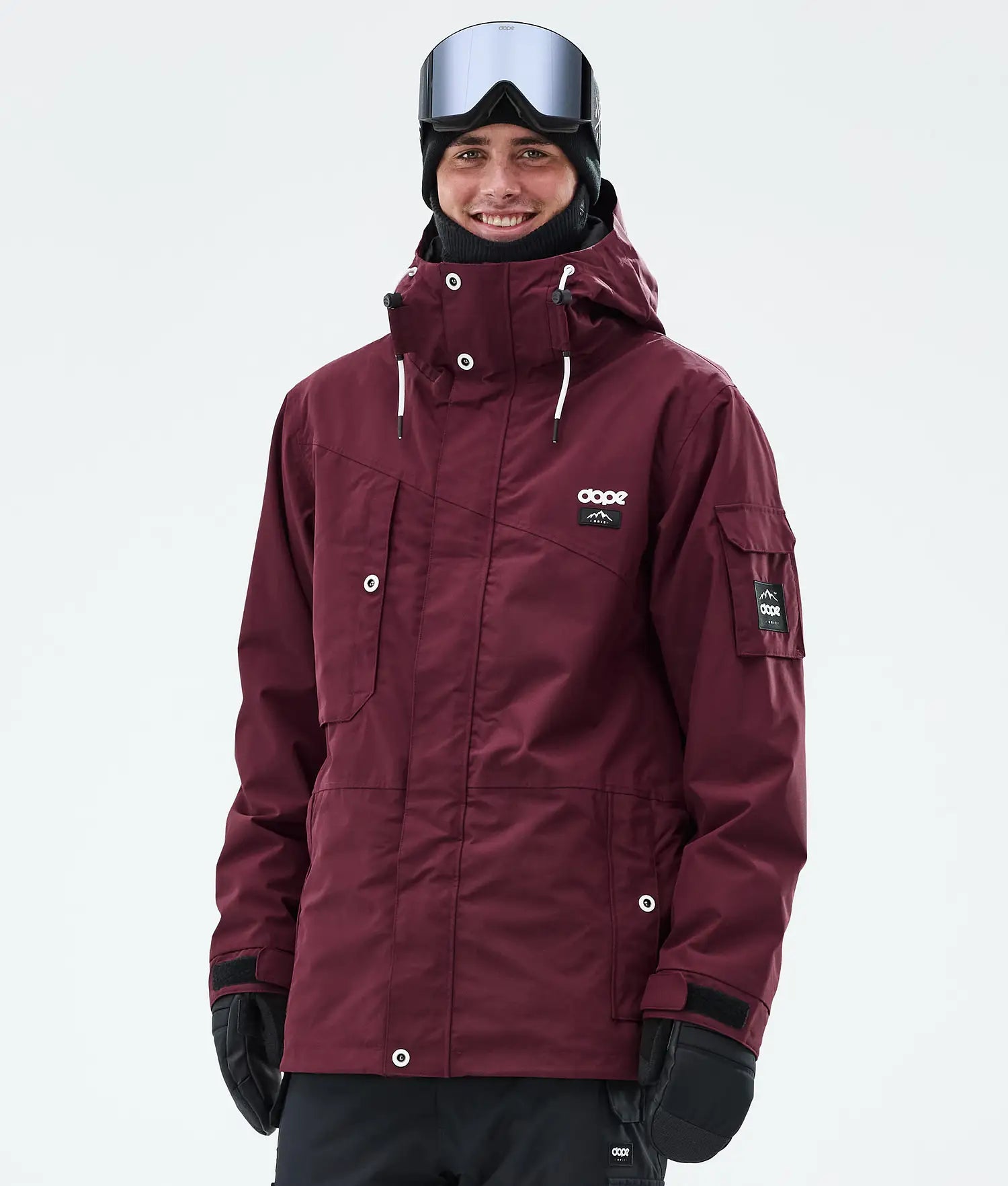 Adept Snowboardjacka Herr Burgundy