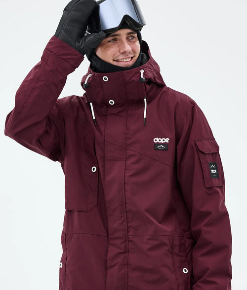 Adept Snowboardjacka Herr Burgundy