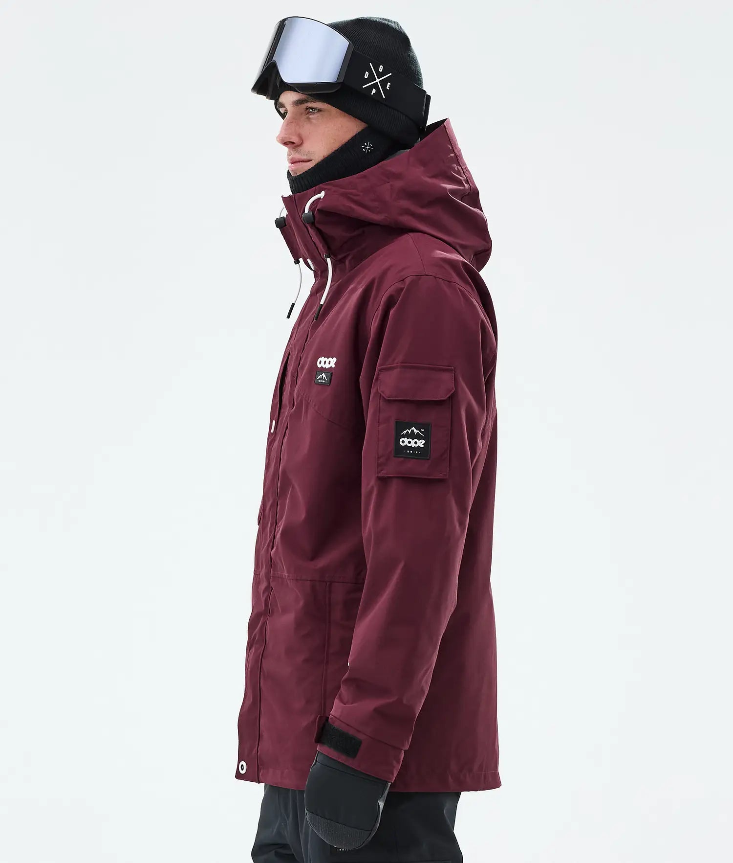 Adept Snowboardjacka Herr Burgundy