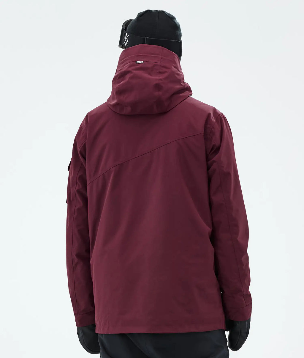 Adept Snowboardjacka Herr Burgundy