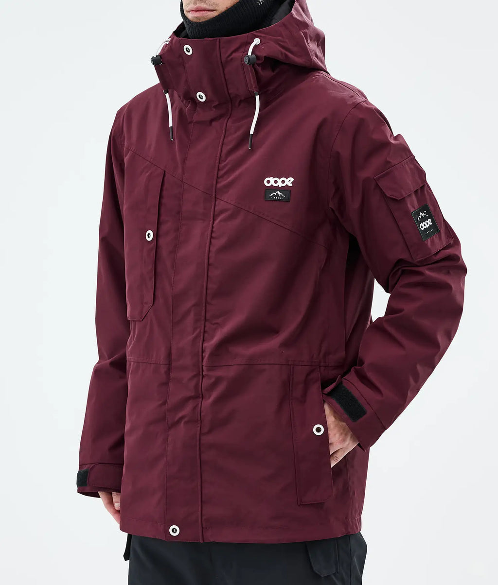 Adept Snowboardjacka Herr Burgundy
