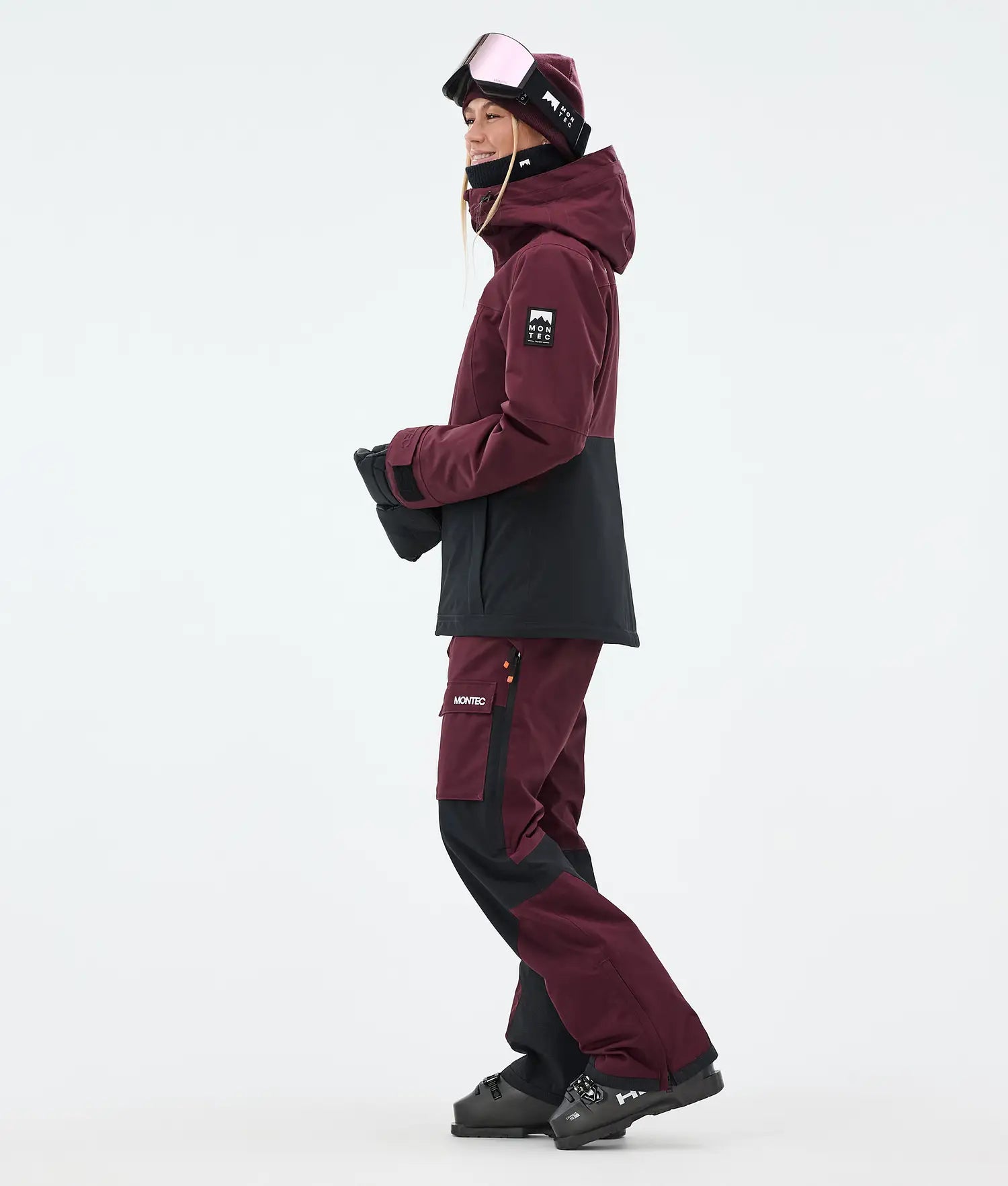 Moss W Skidjacka Dam Burgundy/Black