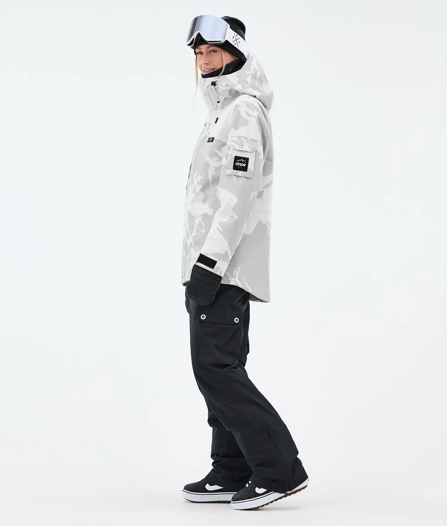 Adept W Snowboardjacka Dam Grey Camo