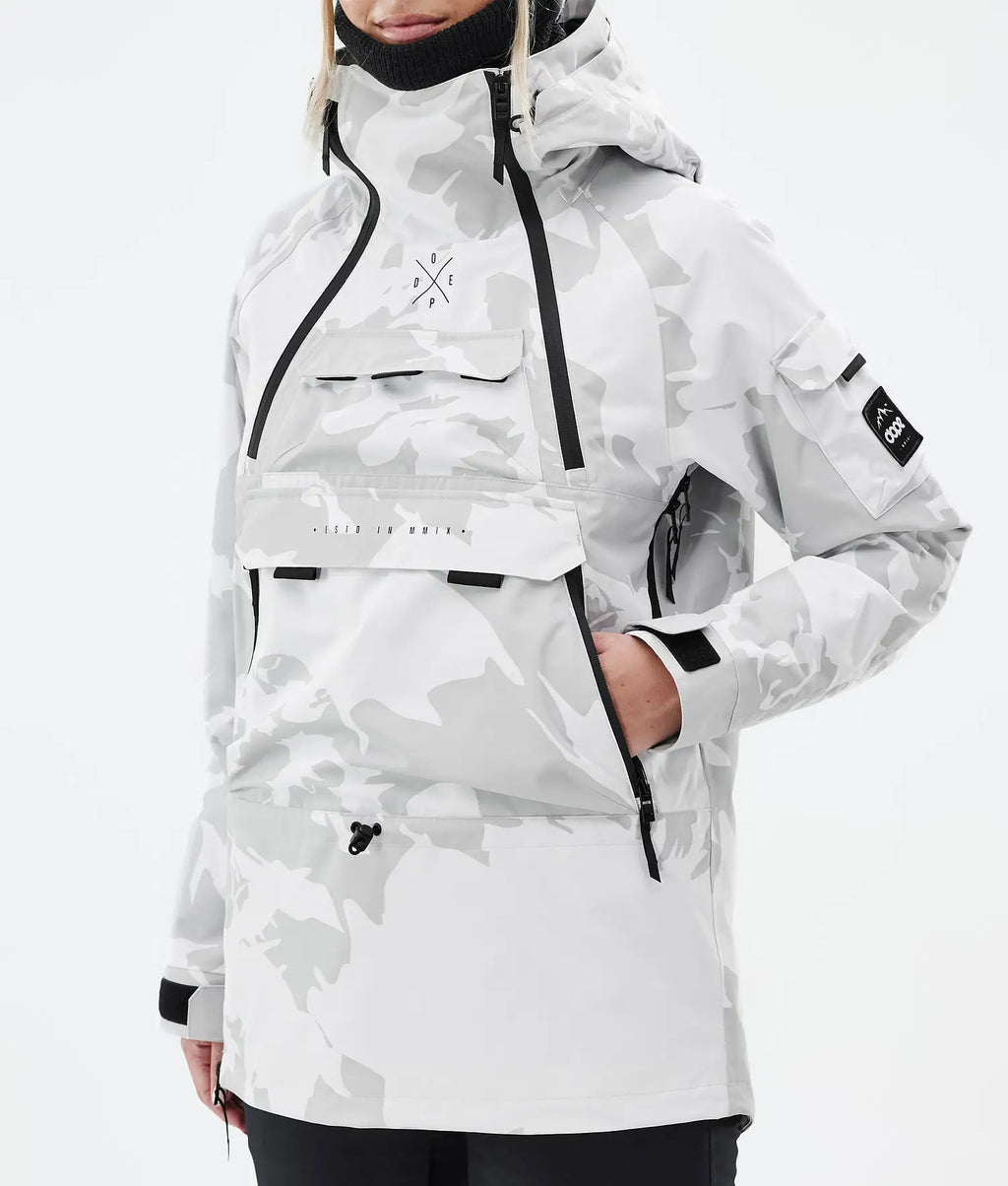 Akin W Snowboardjacka Dam Grey Camo