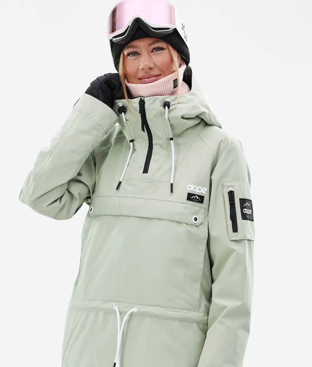 Annok W Snowboardjacka Dam Soft Green