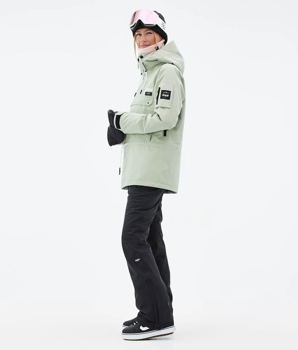 Annok W Snowboardjacka Dam Soft Green