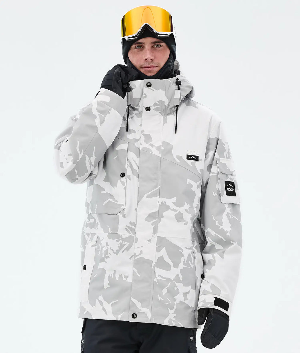 Adept Snowboardjacka Herr Grey Camo