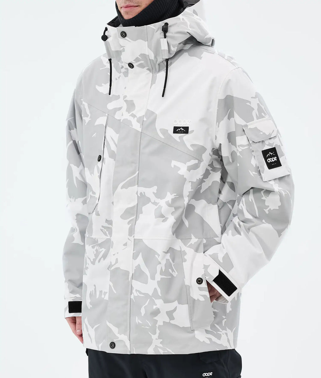 Adept Snowboardjacka Herr Grey Camo