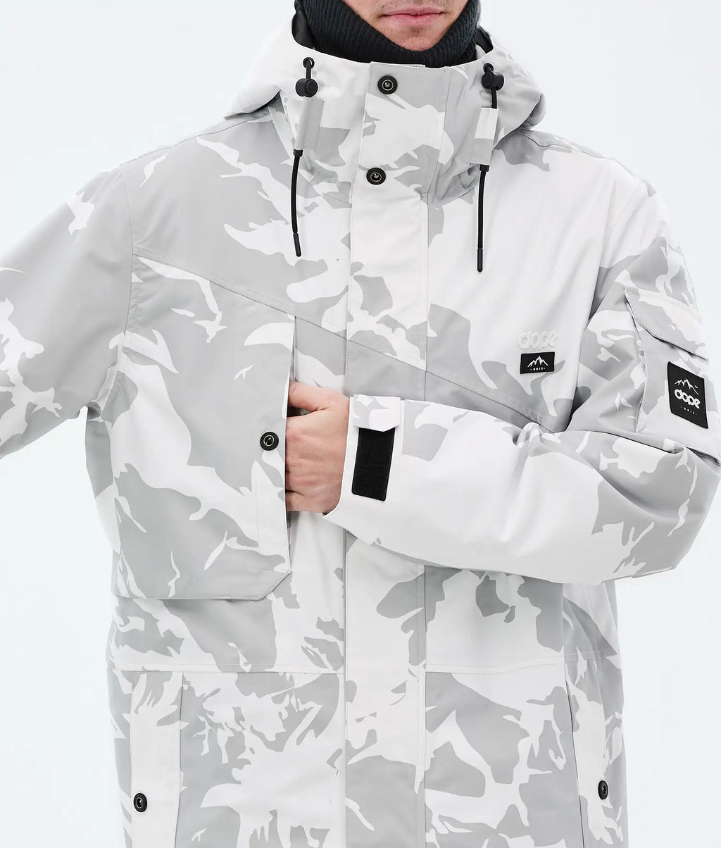 Adept Snowboardjacka Herr Grey Camo