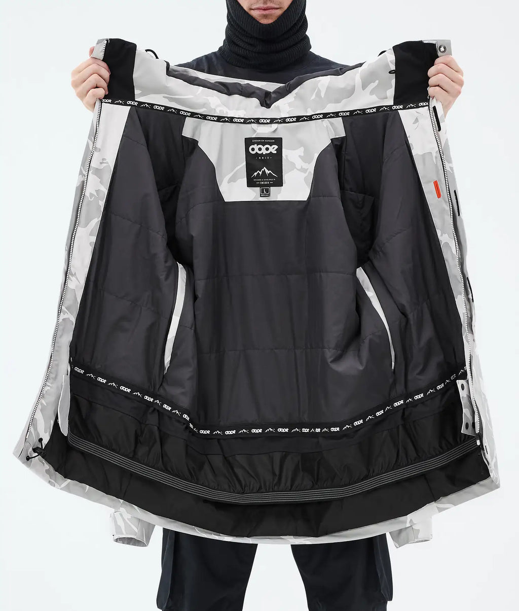 Adept Snowboardjacka Herr Grey Camo