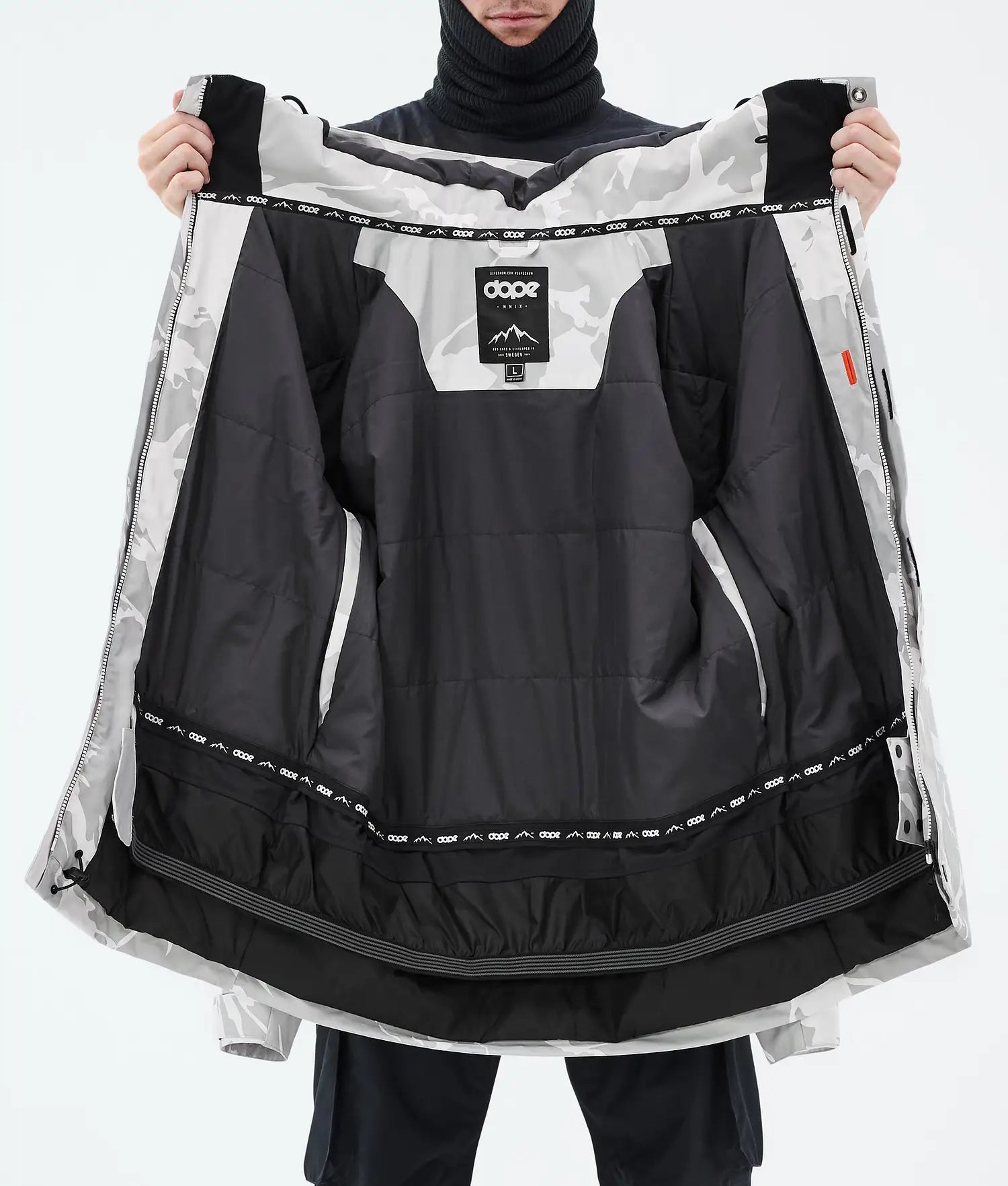 Adept Snowboardjacka Herr Grey Camo