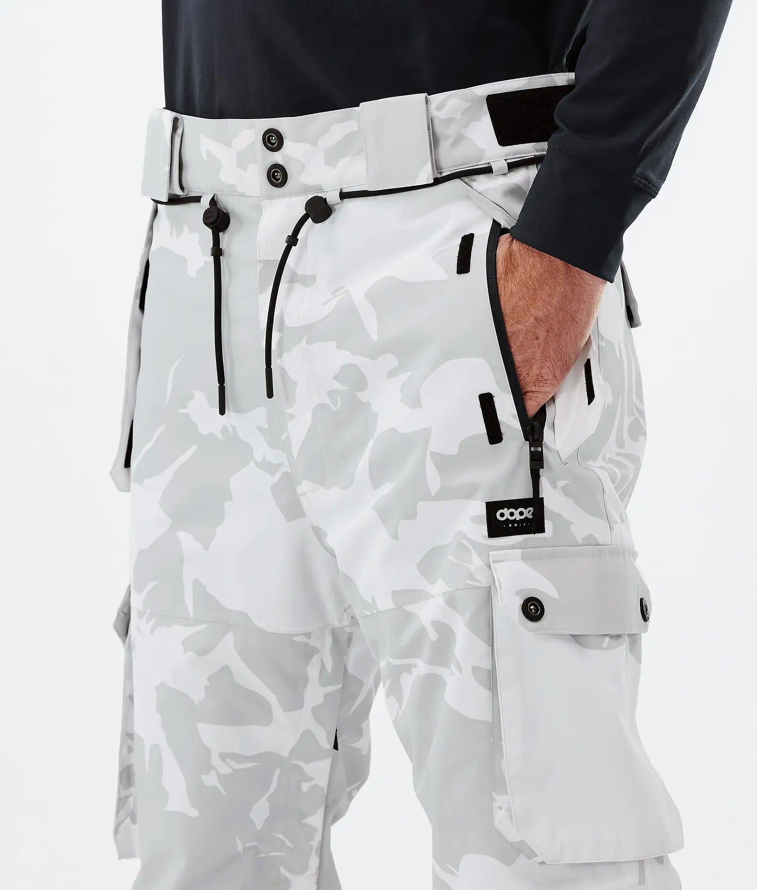Iconic Snowboardbyxa Herr Grey Camo