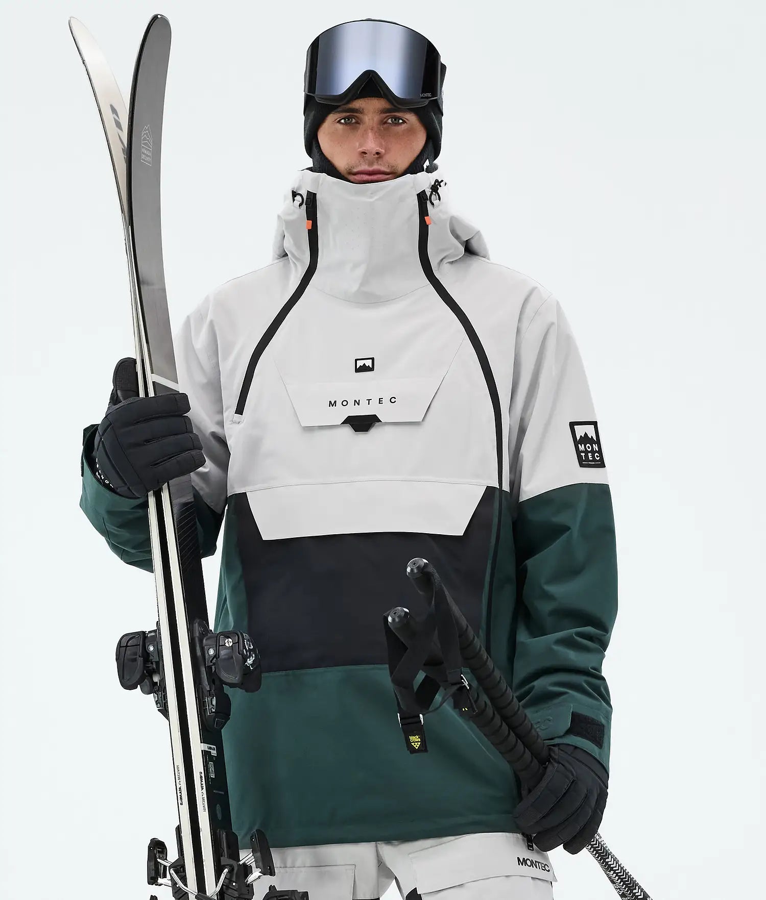 Doom Skidjacka Herr Light Grey/Black/Dark Atlantic