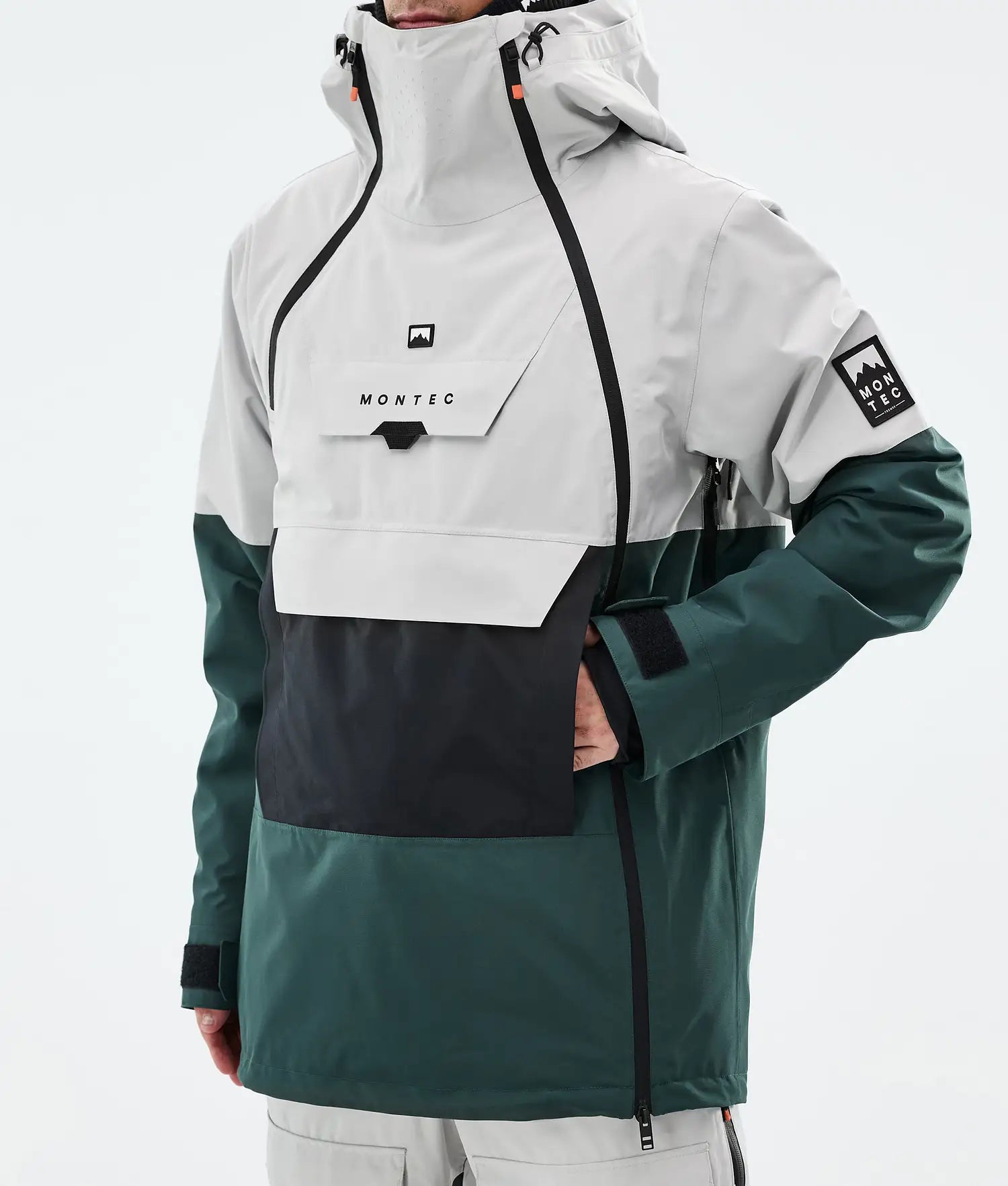 Doom Skidjacka Herr Light Grey/Black/Dark Atlantic