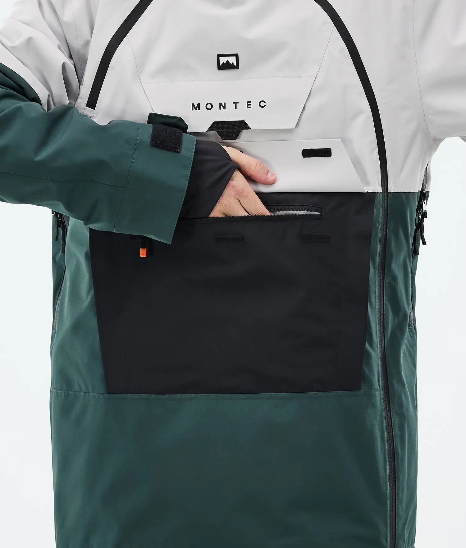 Doom Skidjacka Herr Light Grey/Black/Dark Atlantic