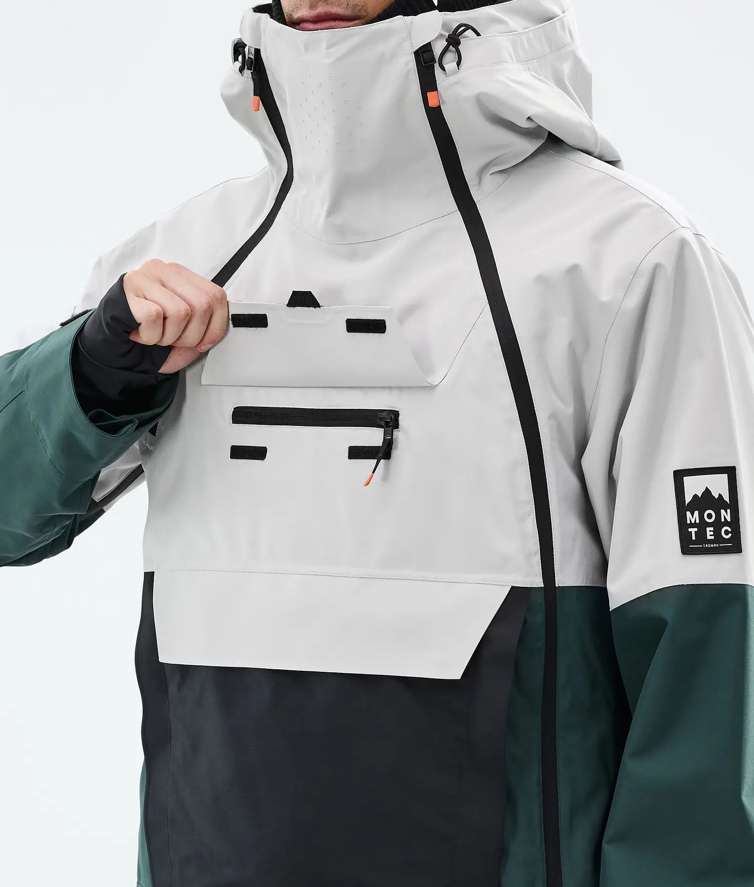 Doom Skidjacka Herr Light Grey/Black/Dark Atlantic