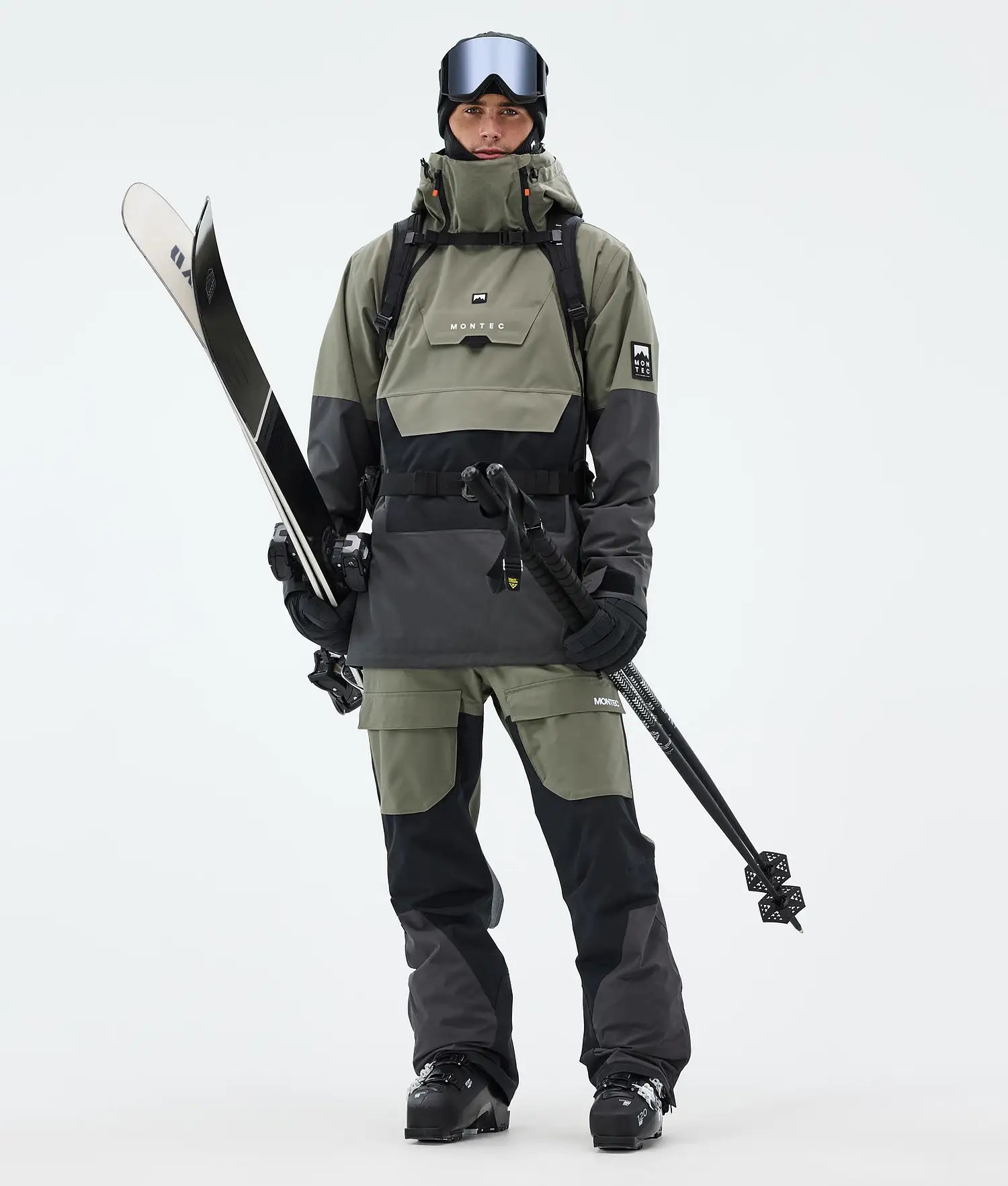 Fawk Skidbyxa Herr Greenish/Black/Phantom