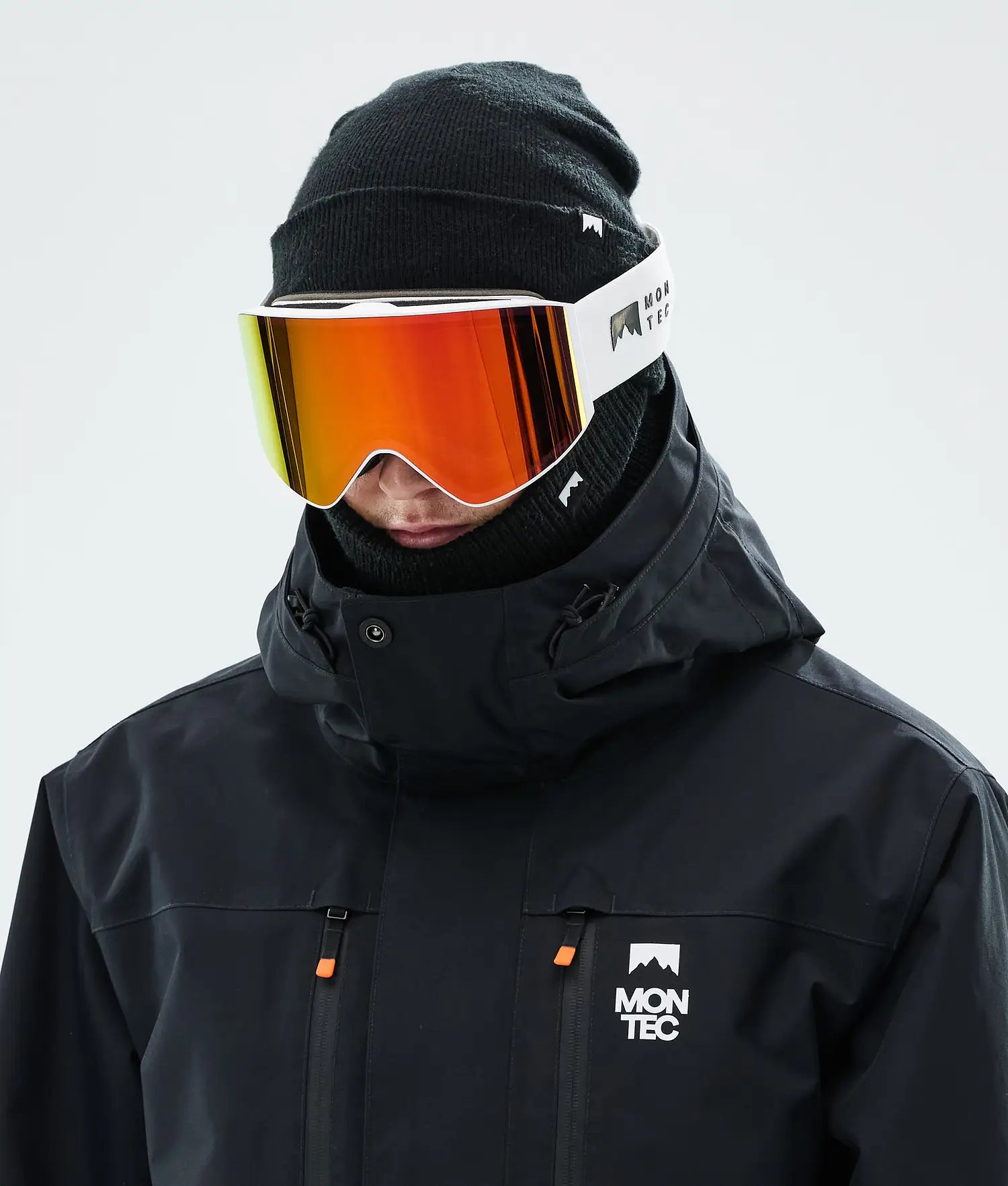 Scope Skidglasögon White W/White Ruby Red Mirror