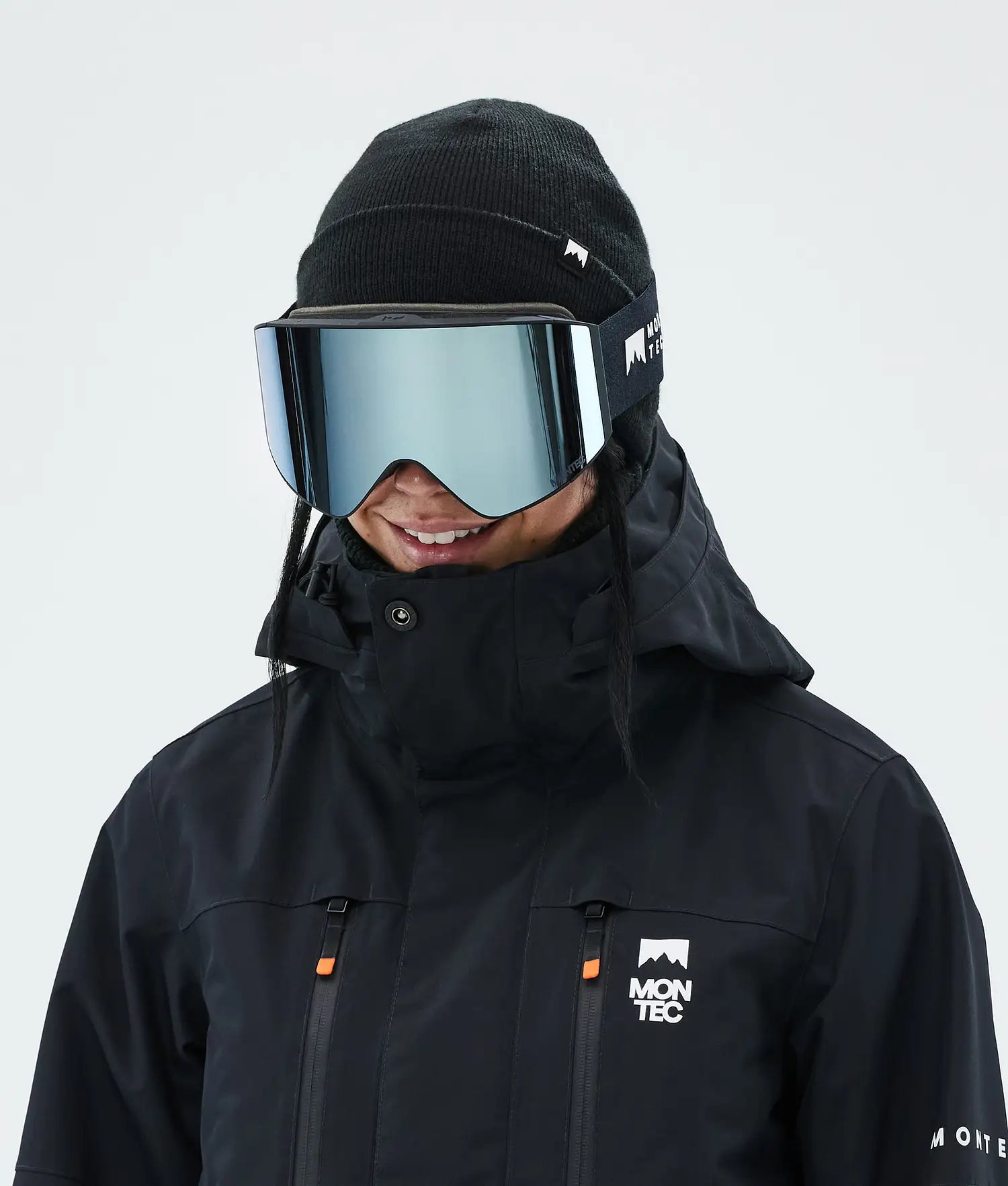 Scope Skidglasögon Black W/Black Moon Blue Mirror