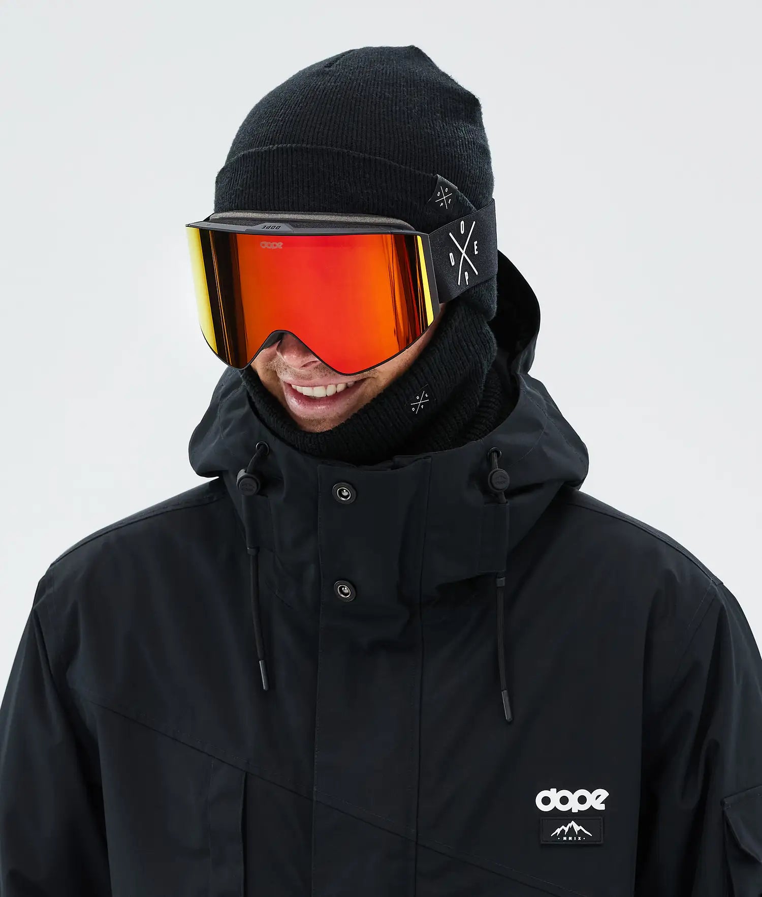 Sight Skidglasögon Black/Red Mirror