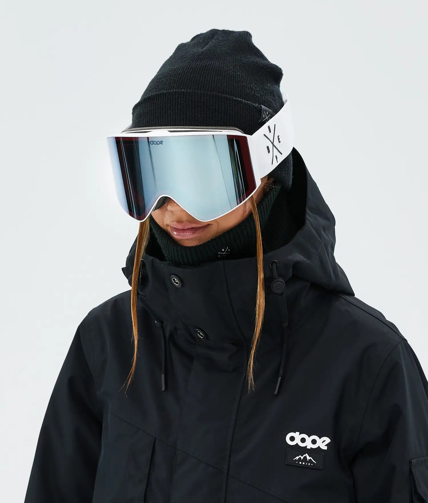 Sight Skidglasögon White/Blue Mirror