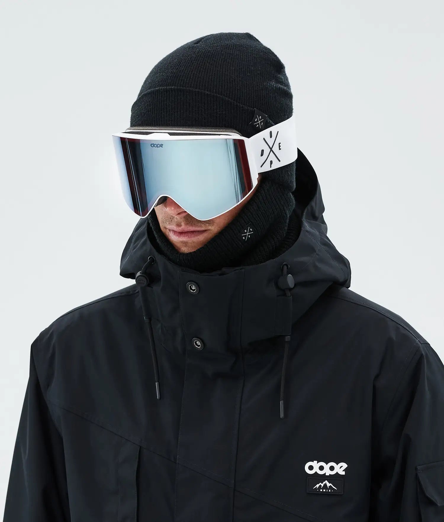 Sight Skidglasögon White/Blue Mirror