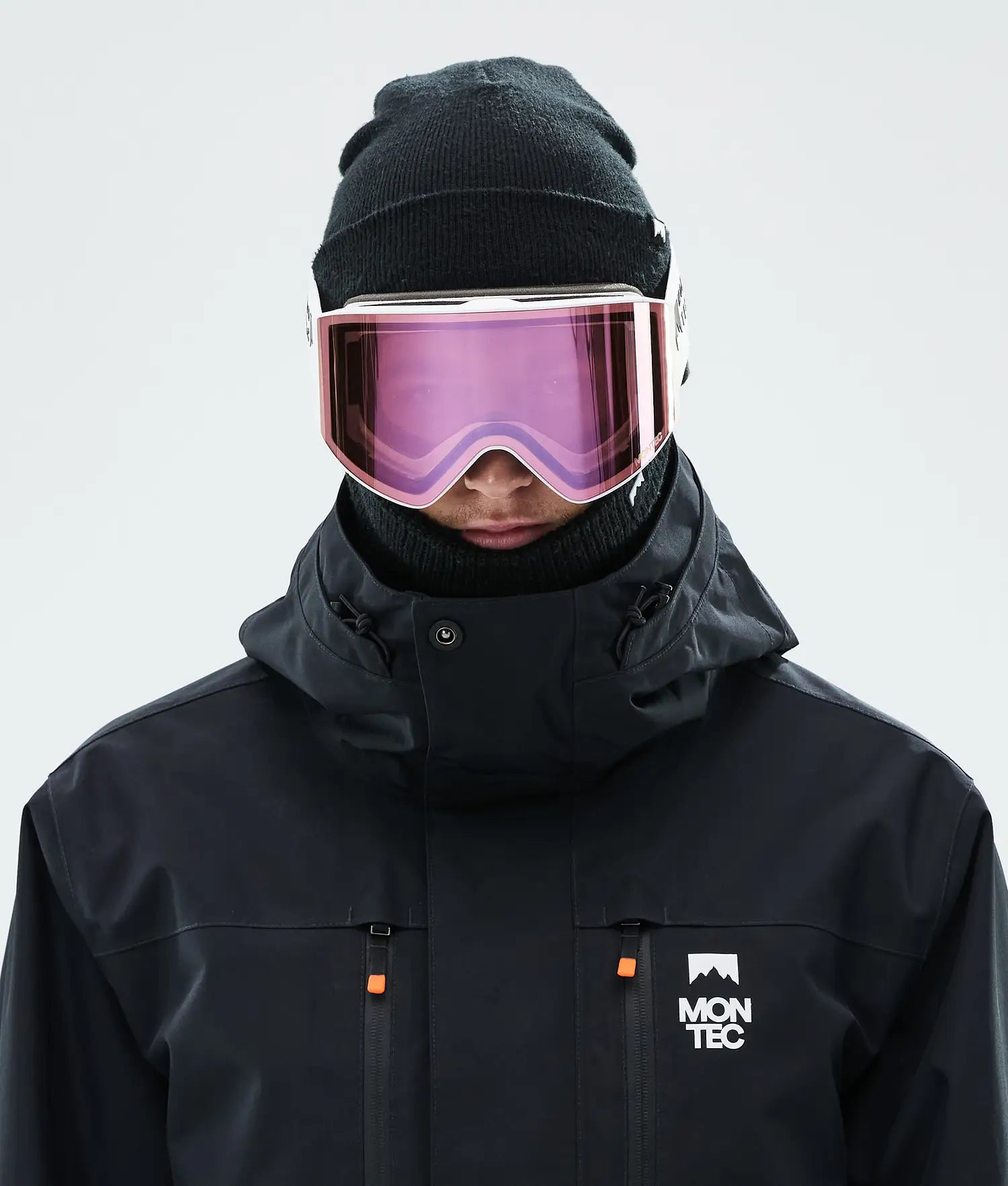 Scope Skidglasögon White W/Pink Sapphire Mirror