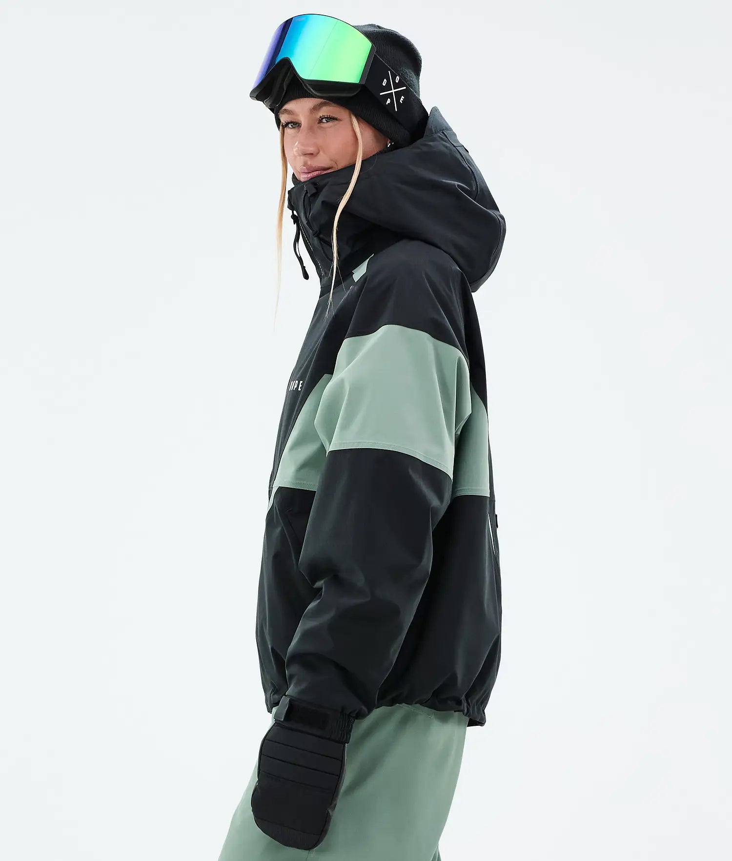 Spartan W Snowboardjacka Dam Spike Black/Faded Green