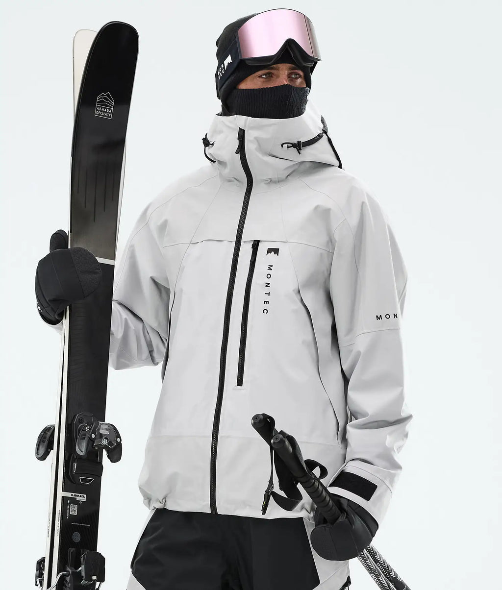 Oracle Ski Jacket Men Light Grey