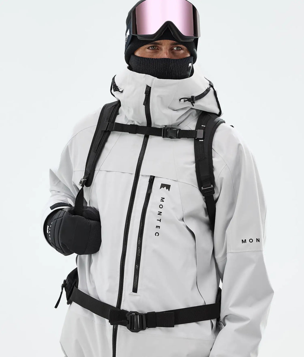 Oracle Ski Jacket Men Light Grey