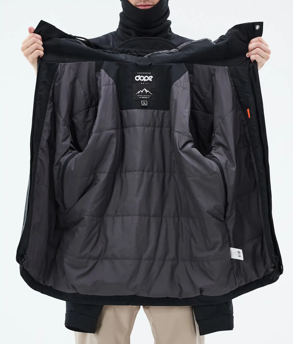 Blizzard Full Zip Snowboardjacka Herr Black