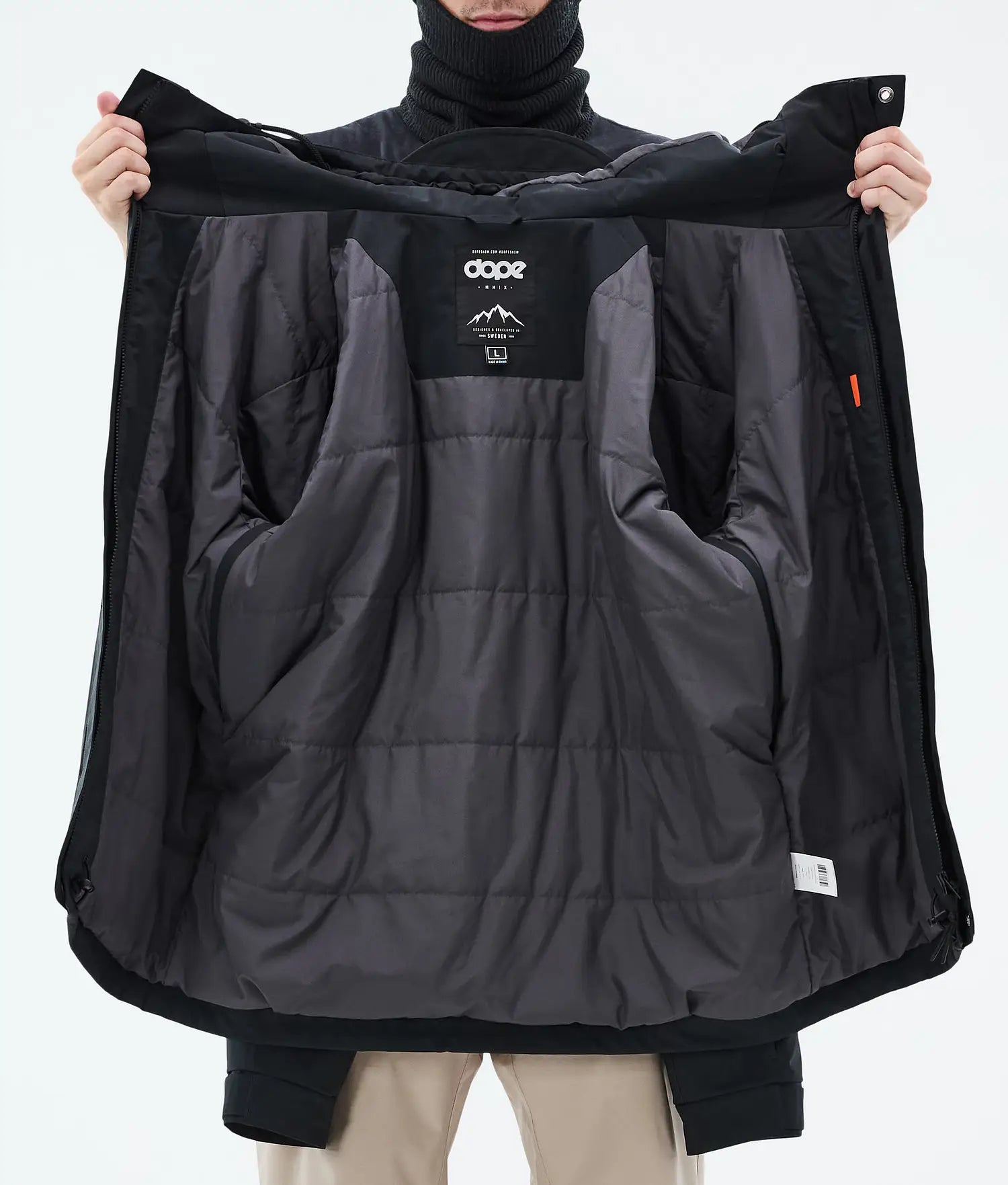 Blizzard Full Zip Snowboardjacka Herr Black