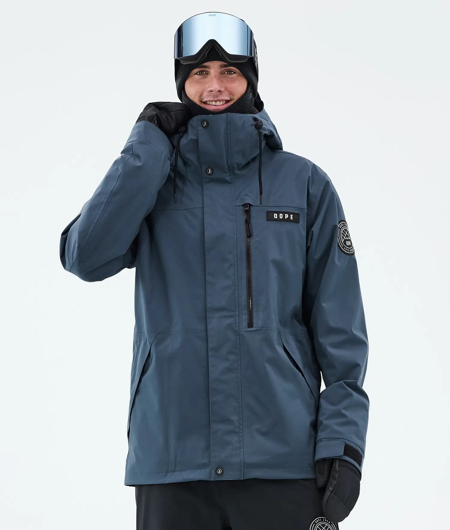 Blizzard Full Zip Snowboardjacka Herr Metal Blue