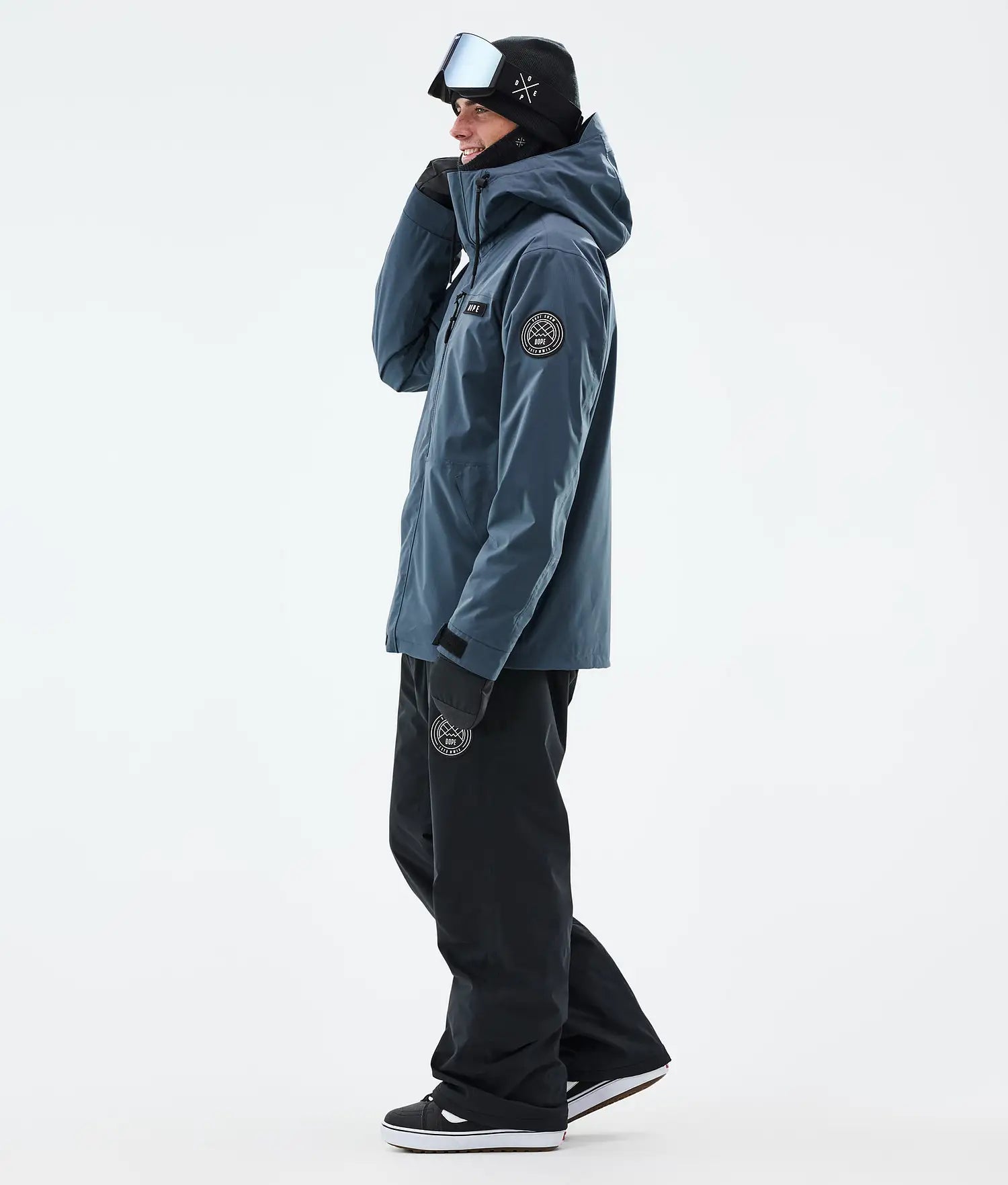Blizzard Full Zip Snowboardjacka Herr Metal Blue