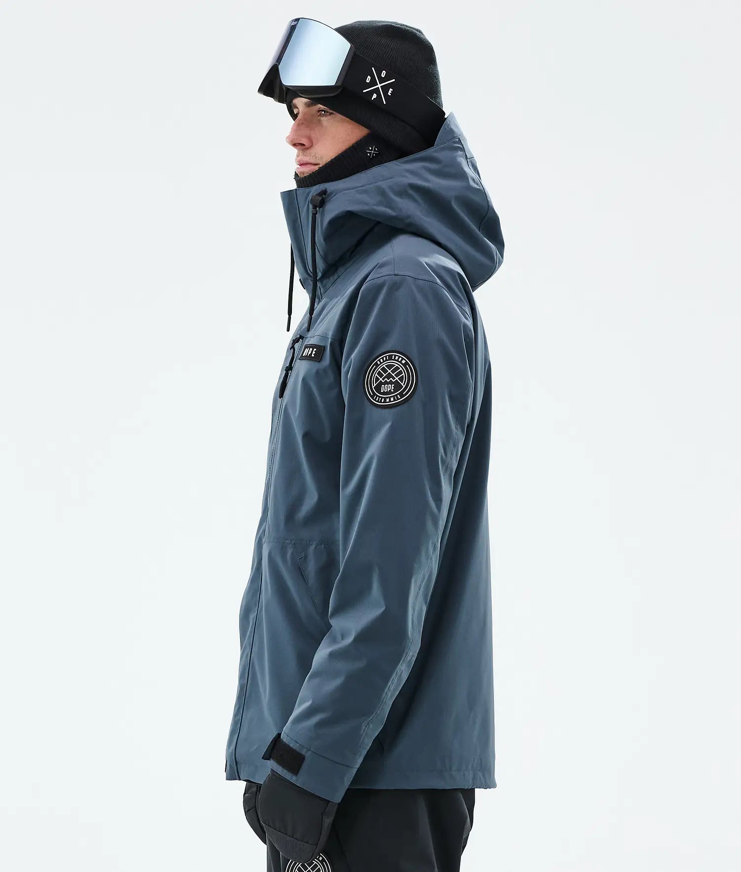 Blizzard Full Zip Snowboardjacka Herr Metal Blue