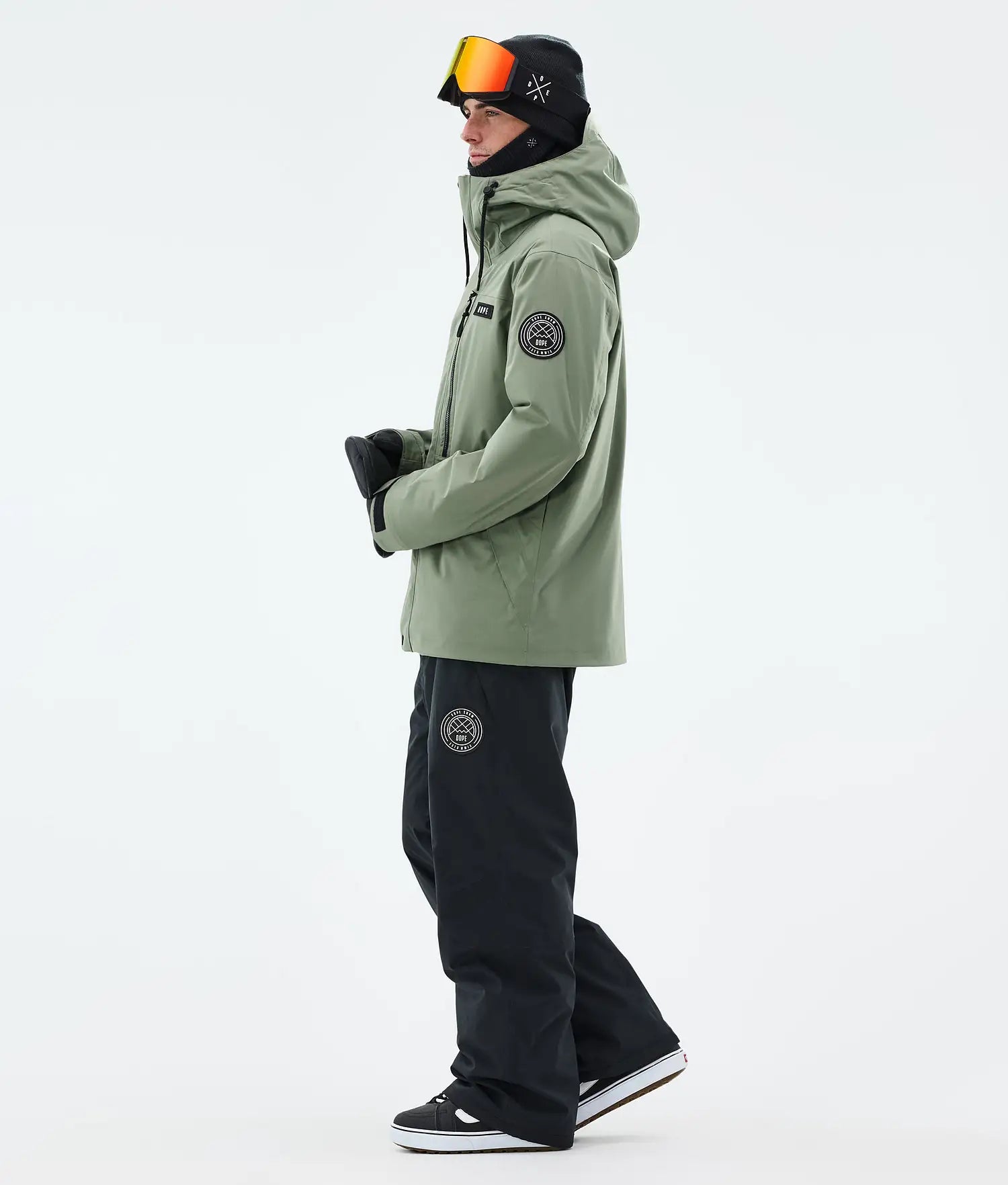 Blizzard Full Zip Snowboardjacka Herr Moss Green