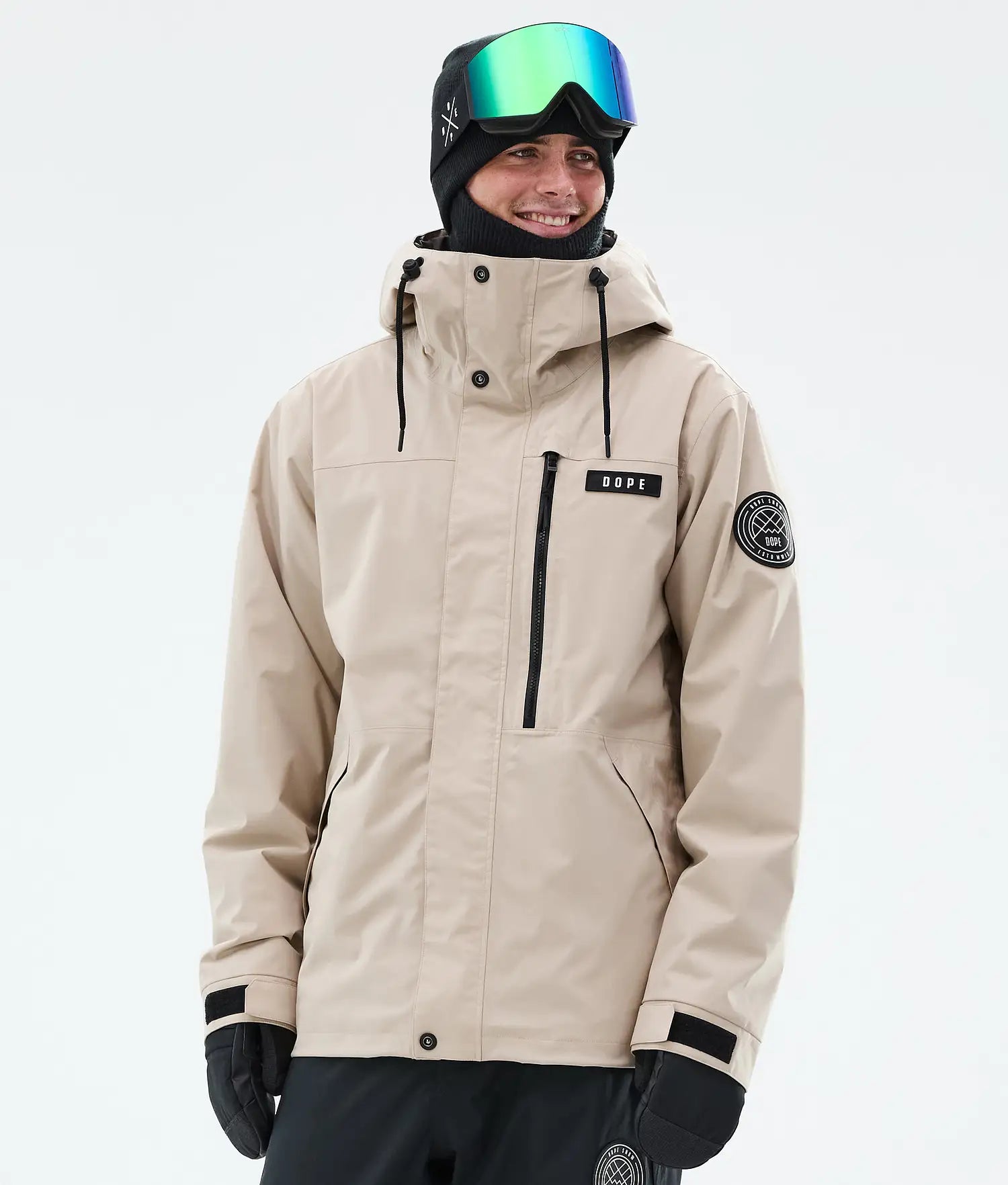Blizzard Full Zip Snowboardjacka Herr Sand