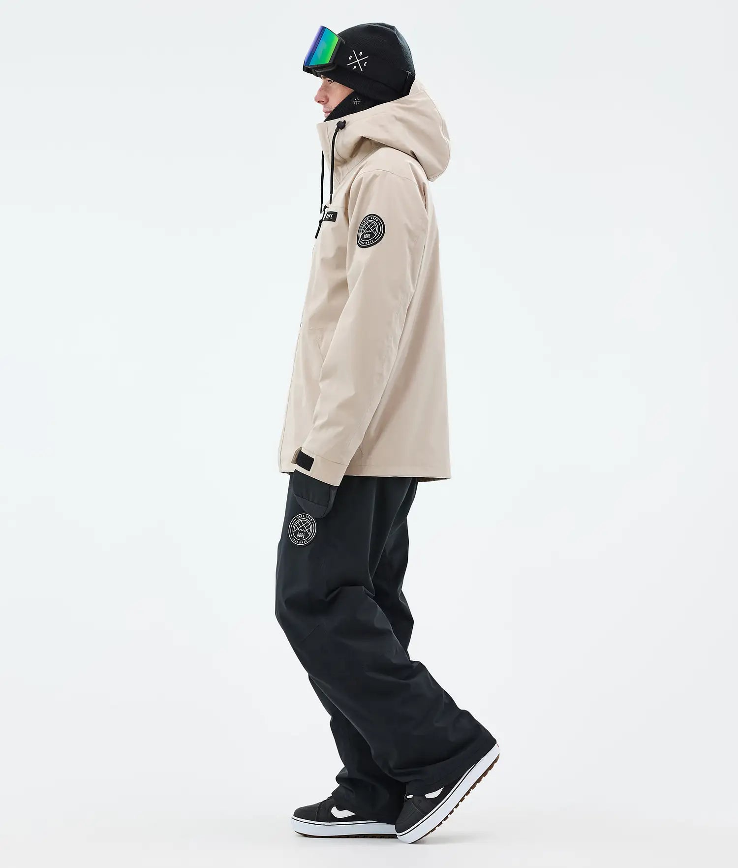 Blizzard Full Zip Snowboardjacka Herr Sand