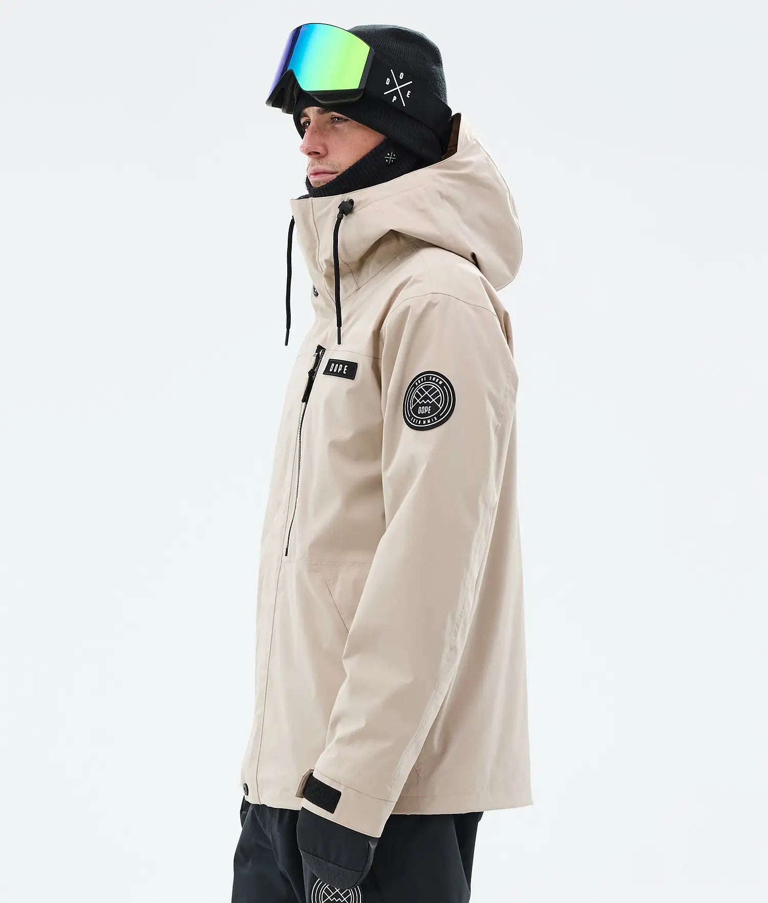 Blizzard Full Zip Snowboardjacka Herr Sand