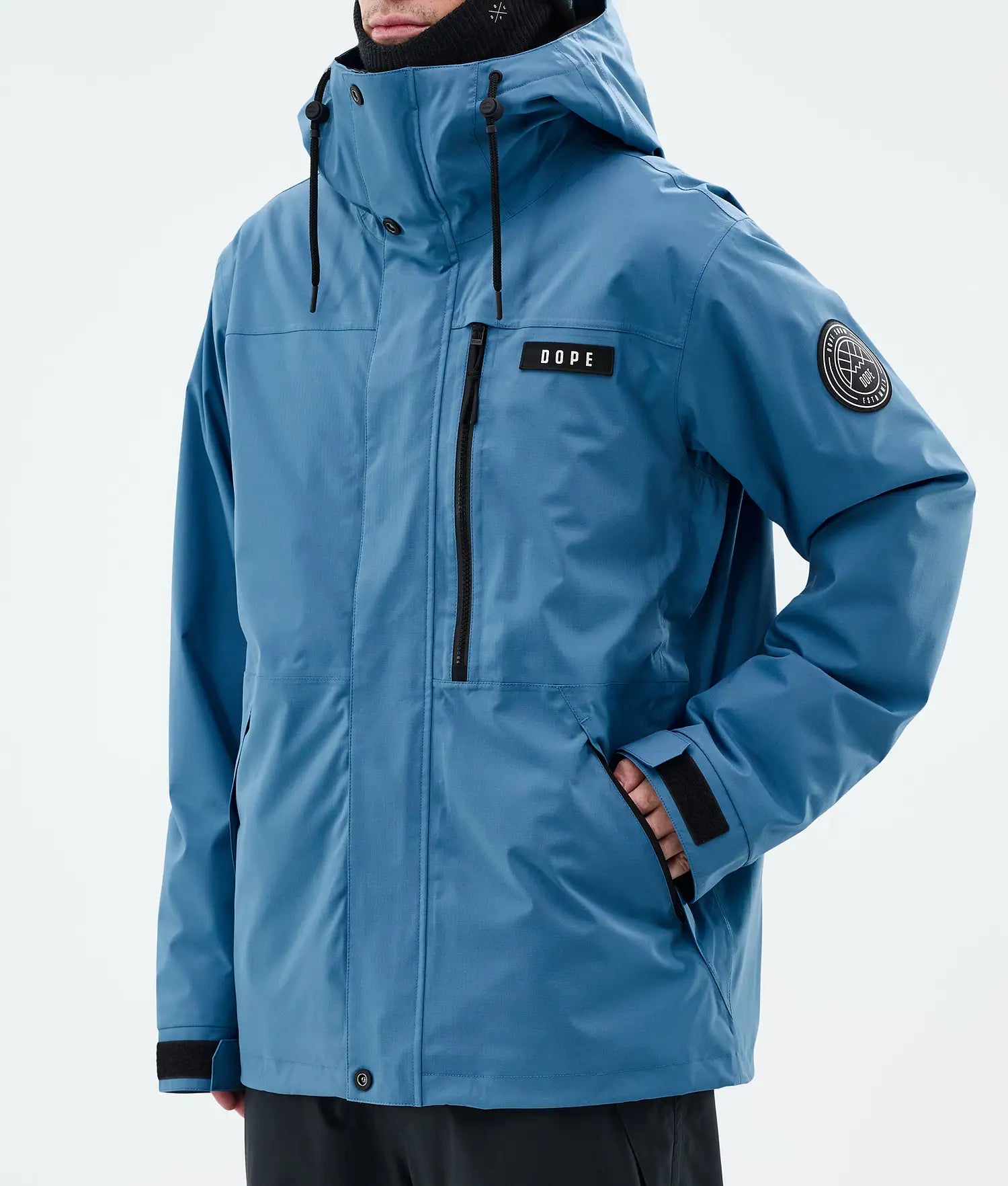 Blizzard Full Zip Snowboardjacka Herr Blue Steel