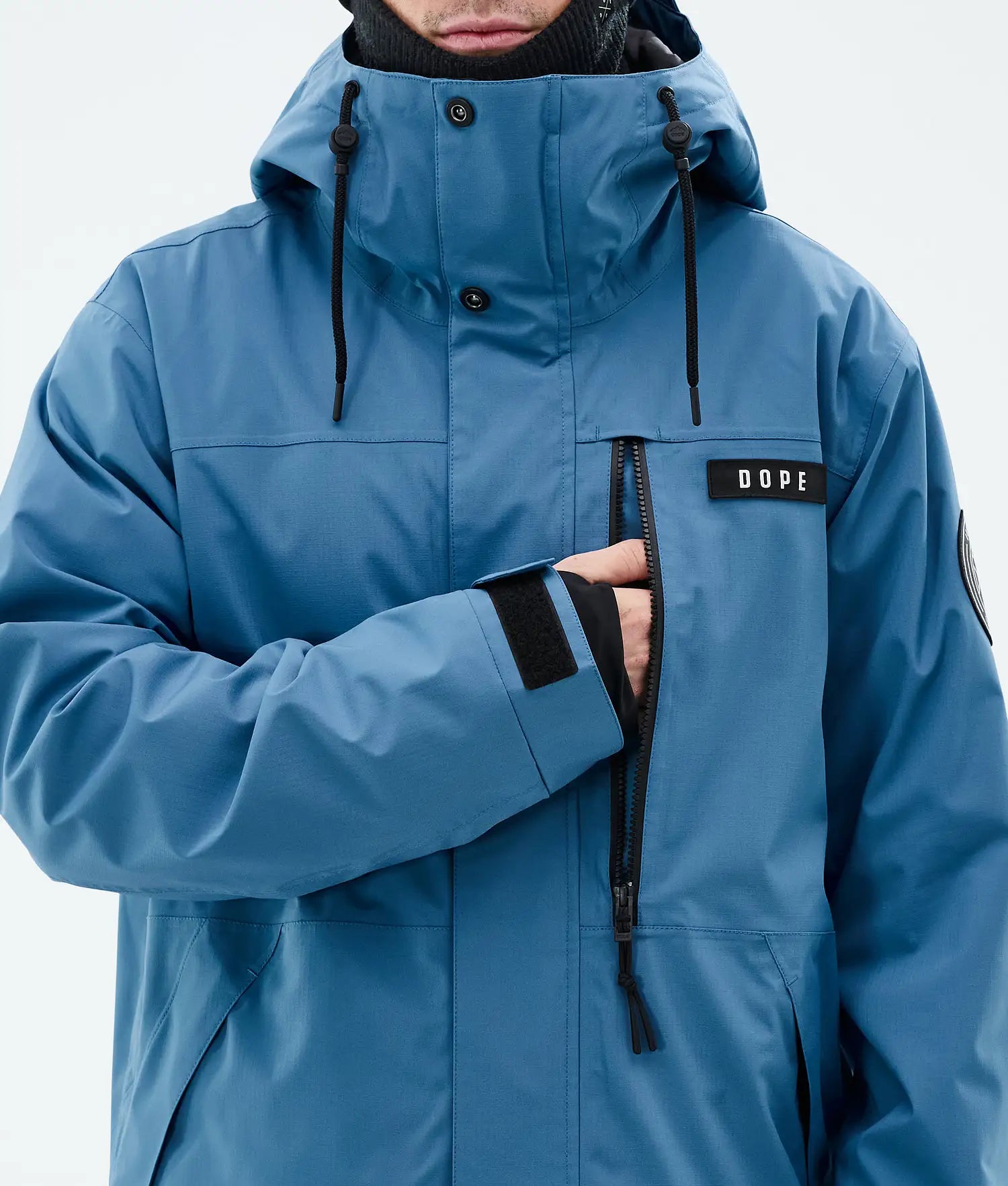 Blizzard Full Zip Snowboardjacka Herr Blue Steel