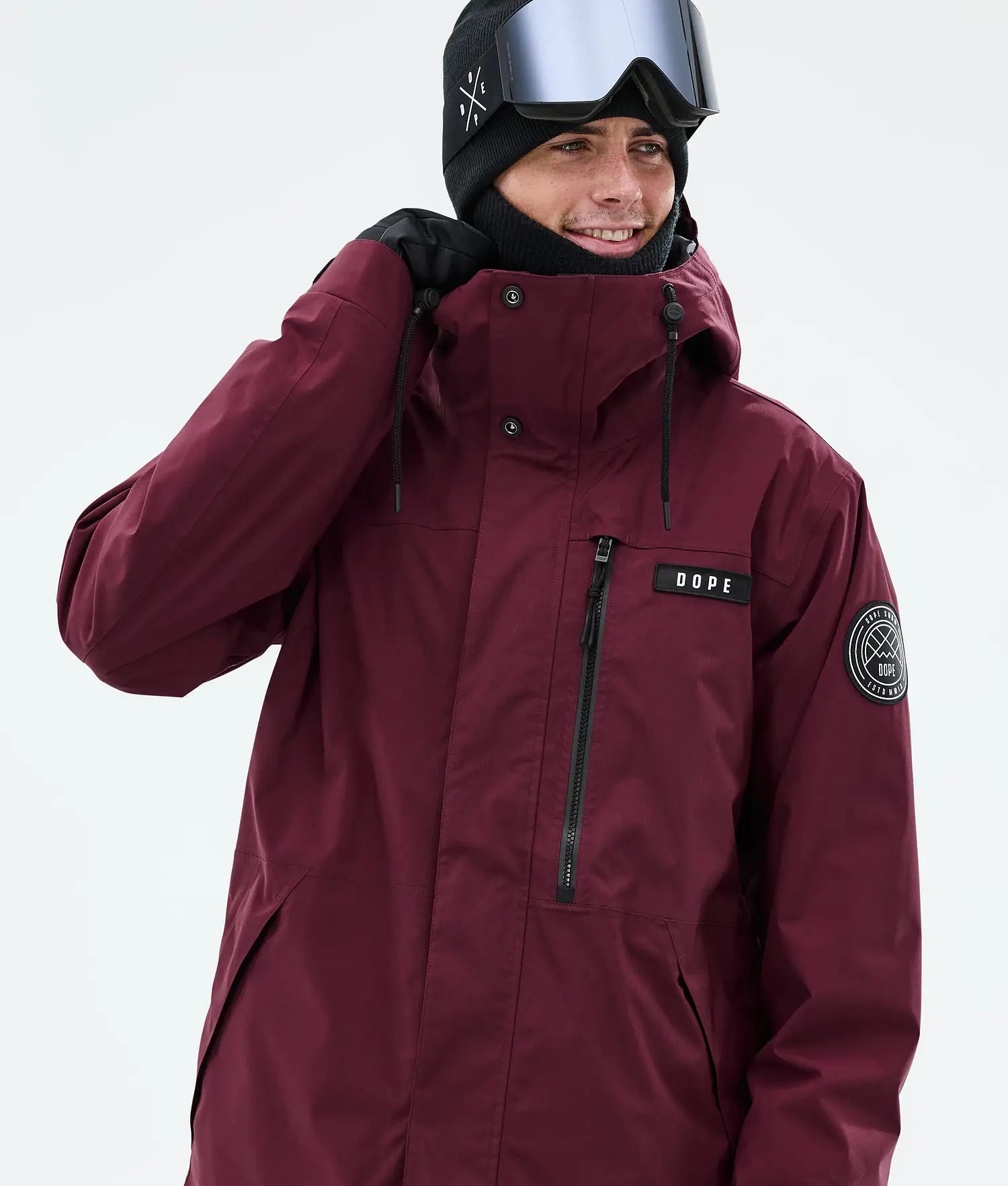 Blizzard Full Zip Snowboardjacka Herr Burgundy