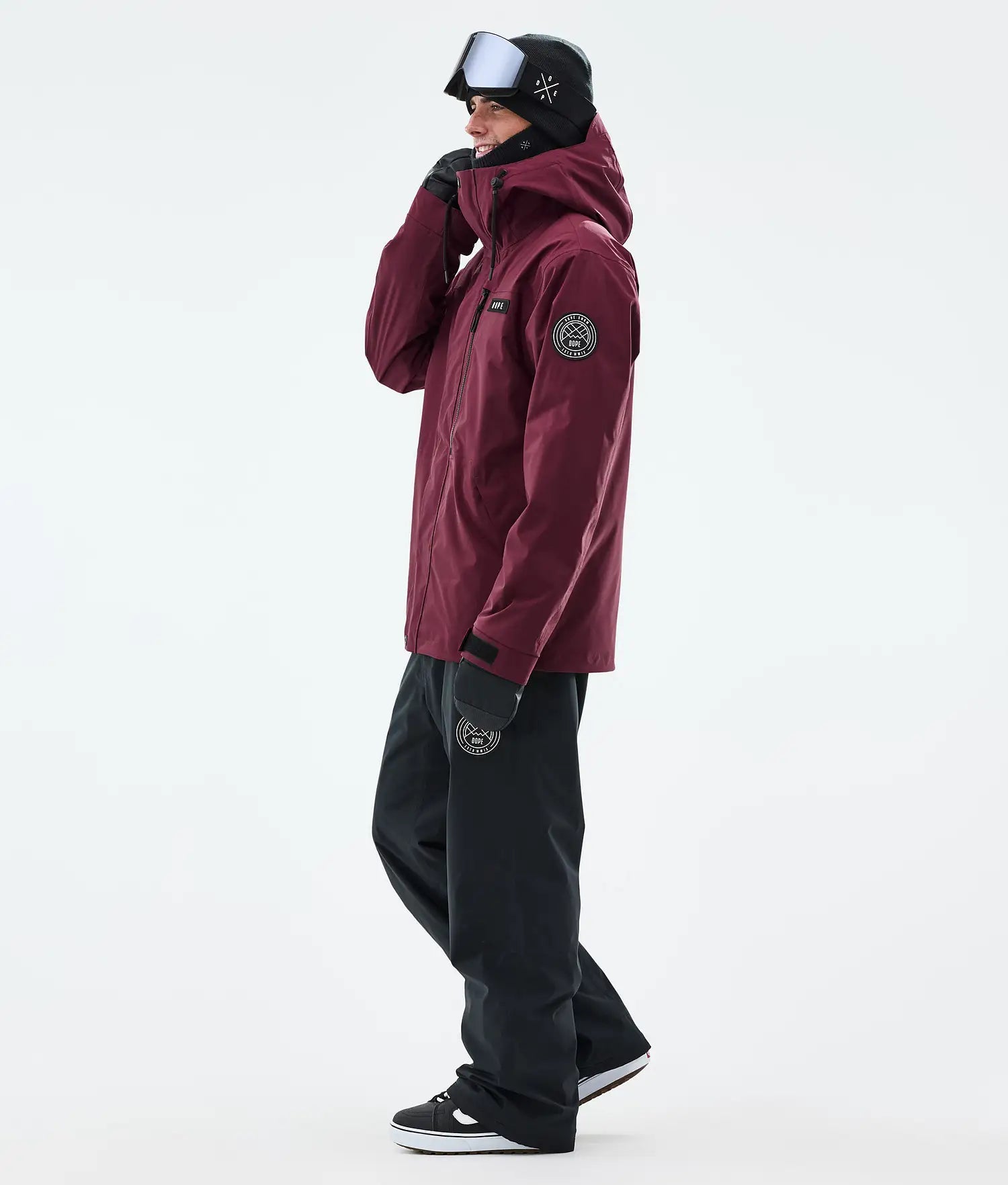 Blizzard Full Zip Snowboardjacka Herr Burgundy