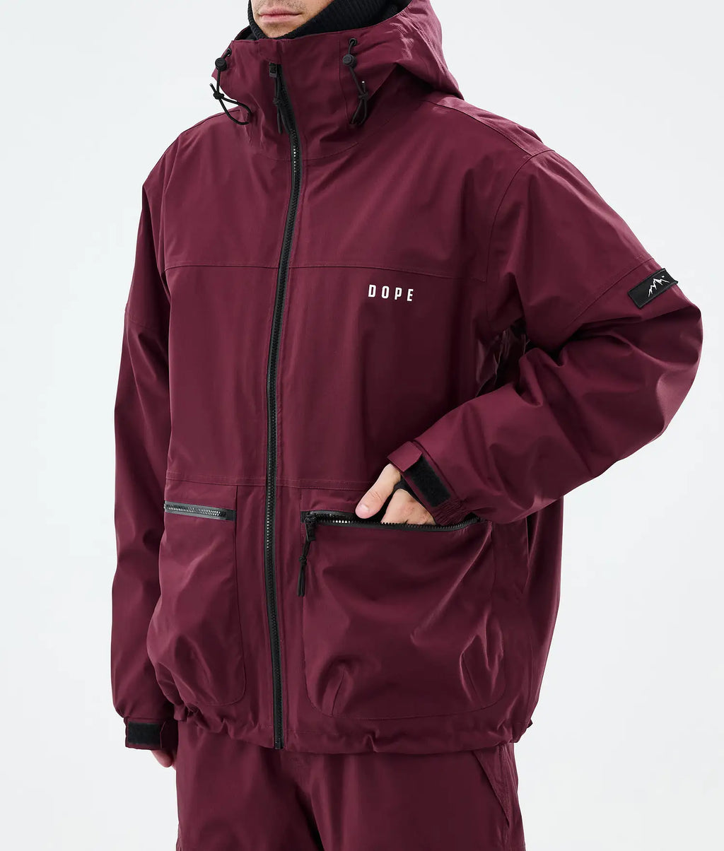 Vertex Snowboardjacka Herr Burgundy