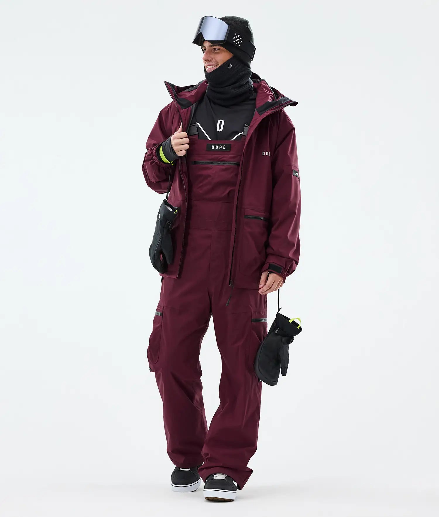 Vertex Snowboardbyxa Herr Burgundy