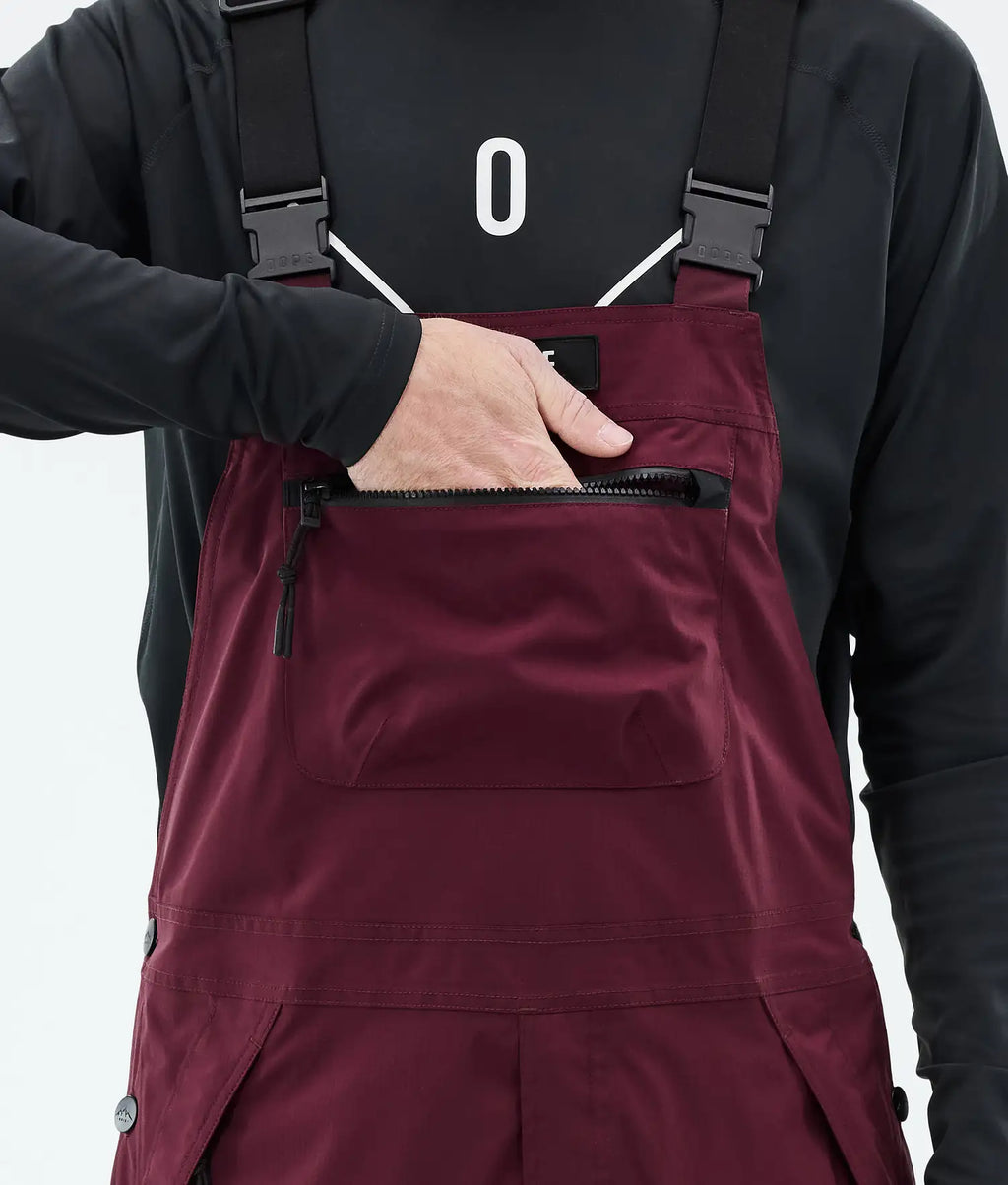 Vertex Snowboardbyxa Herr Burgundy