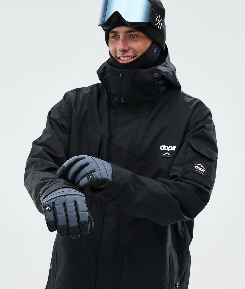 Ace Skidhandskar Metal Blue