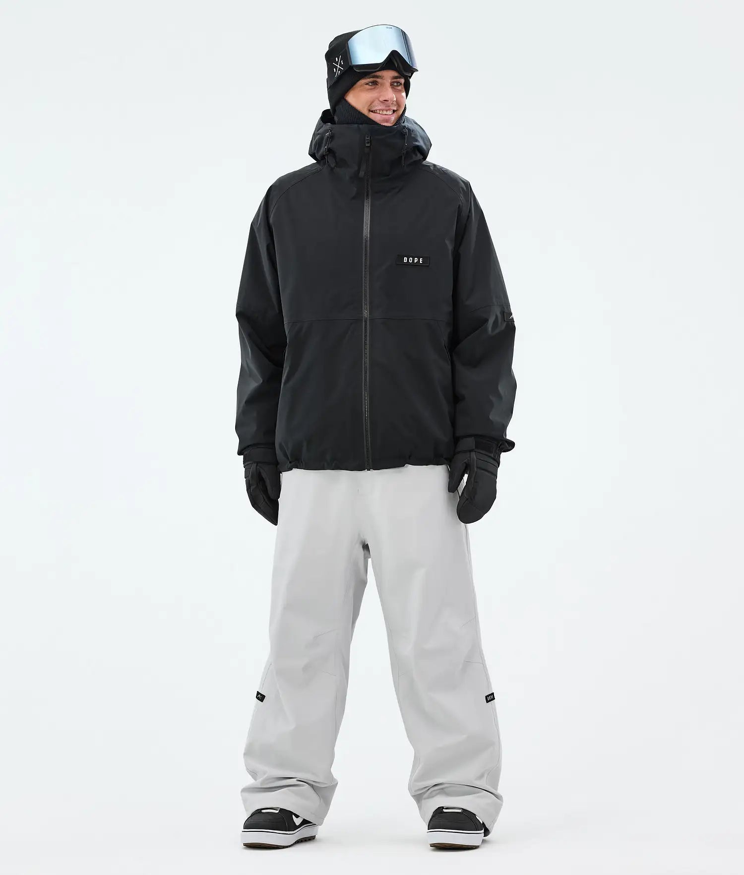 Big Snowboardbyxa Herr Light Grey