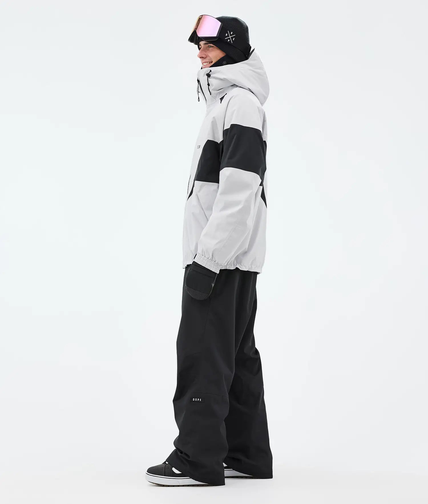 Spartan Snowboardjacka Herr Spike Light Grey/Black