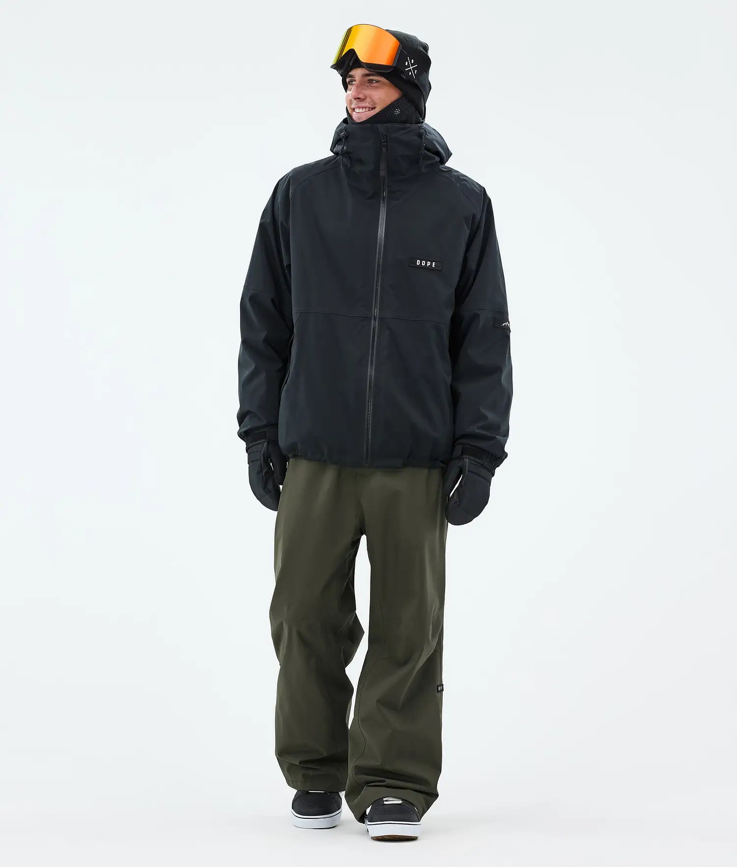 Big Snowboardbyxa Herr Olive Green